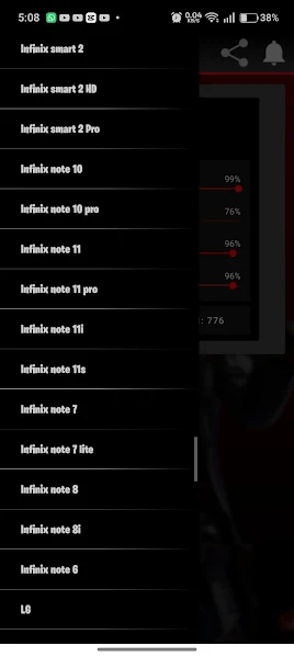 Panel Red Free Fire gameplay helper screenshot